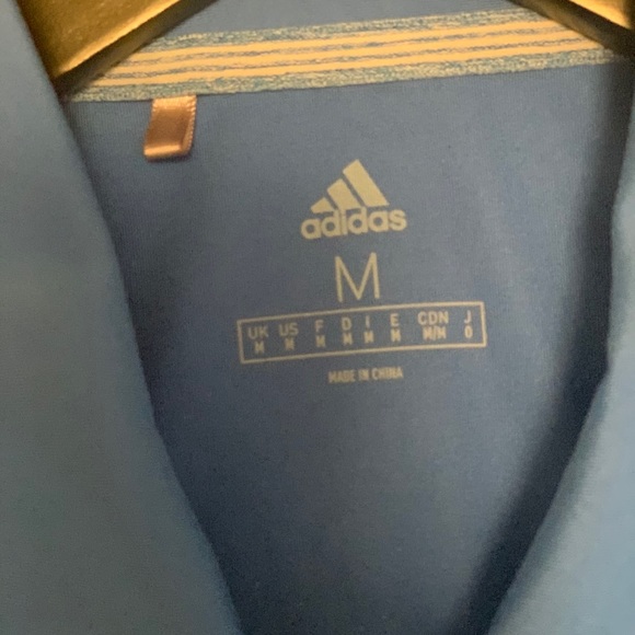 Adidas Medium blue golf polo shirt - Picture 2 of 3
